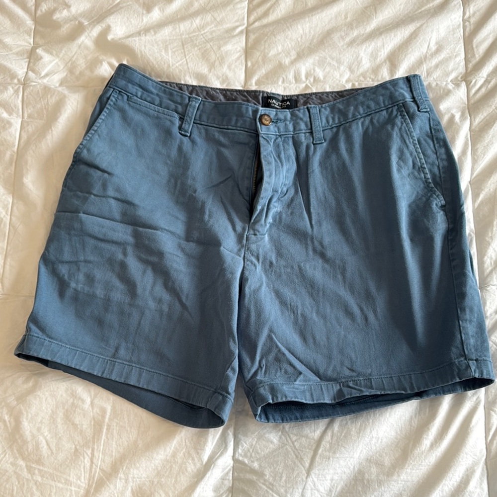 Men's Blue Chino Shorts